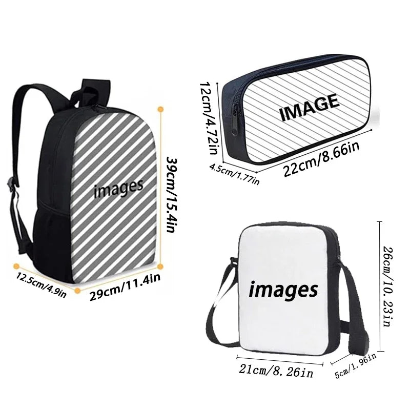 Sac à dos Pokémon - Cartable Scolaire - Sac à bandoulière, trousse