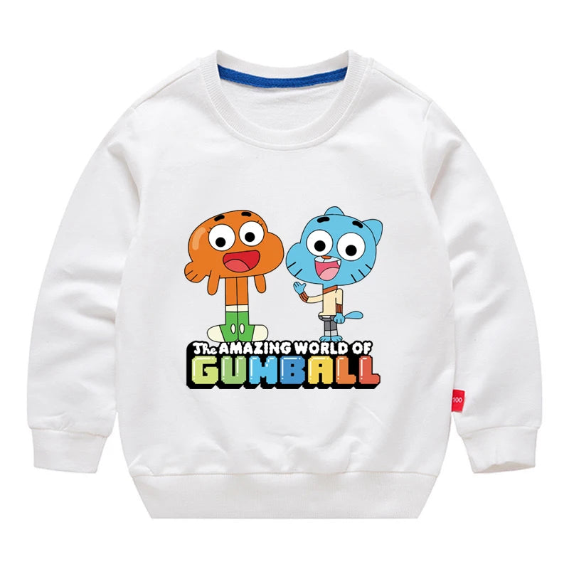 Pull Gumball Enfant - Sweat Le Monde Incroyable de Gumball Garçon Fille