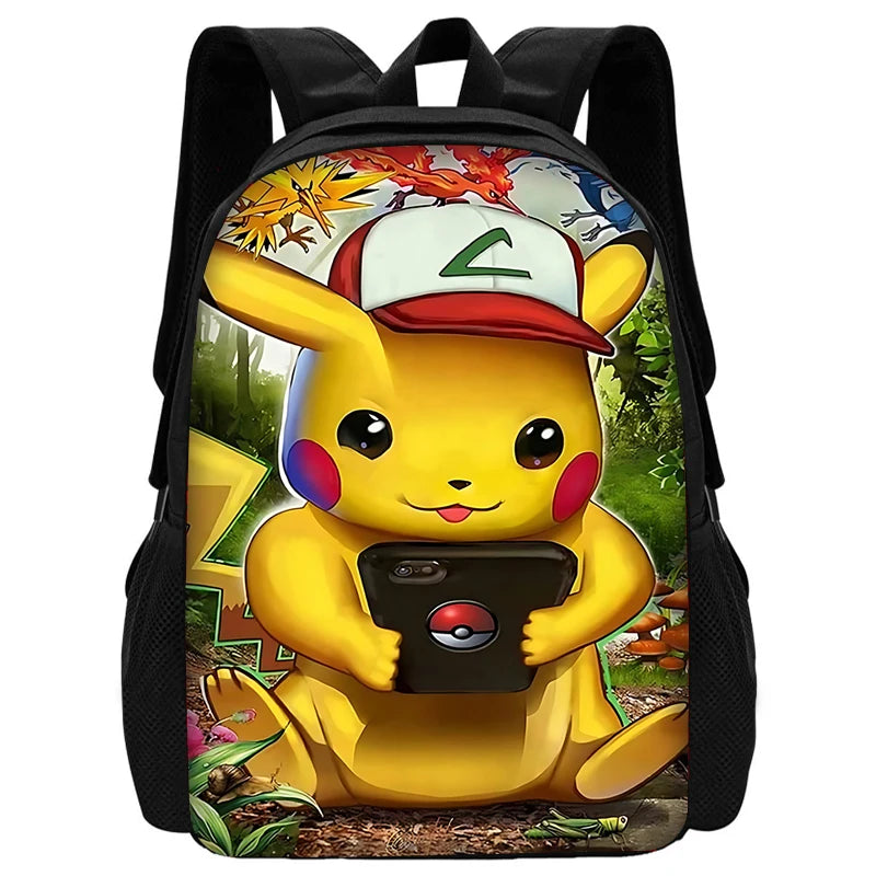 Sac à dos Pokémon - Cartable Scolaire - Sac à bandoulière, trousse