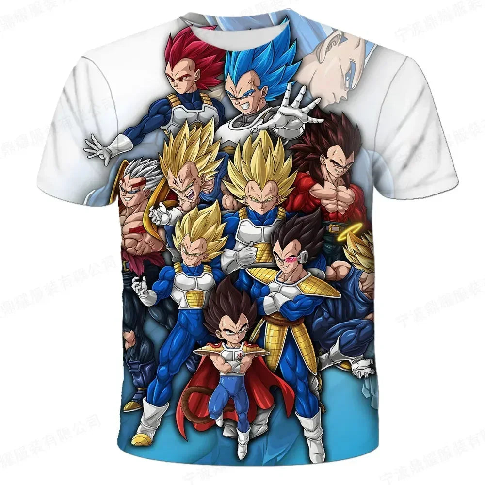 T-Shirt Dragon Ball Z - Tee-Shirt Goku Super Saiyan Manga Anime Enfant Adulte