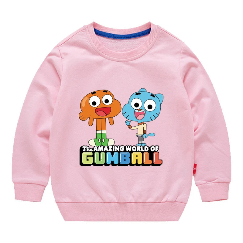 Pull Gumball Enfant - Sweat Le Monde Incroyable de Gumball Garçon Fille