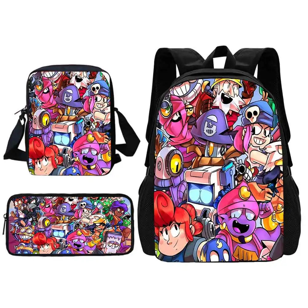 Sac à dos Brawl Stars - Sac à bandoulière, trousse