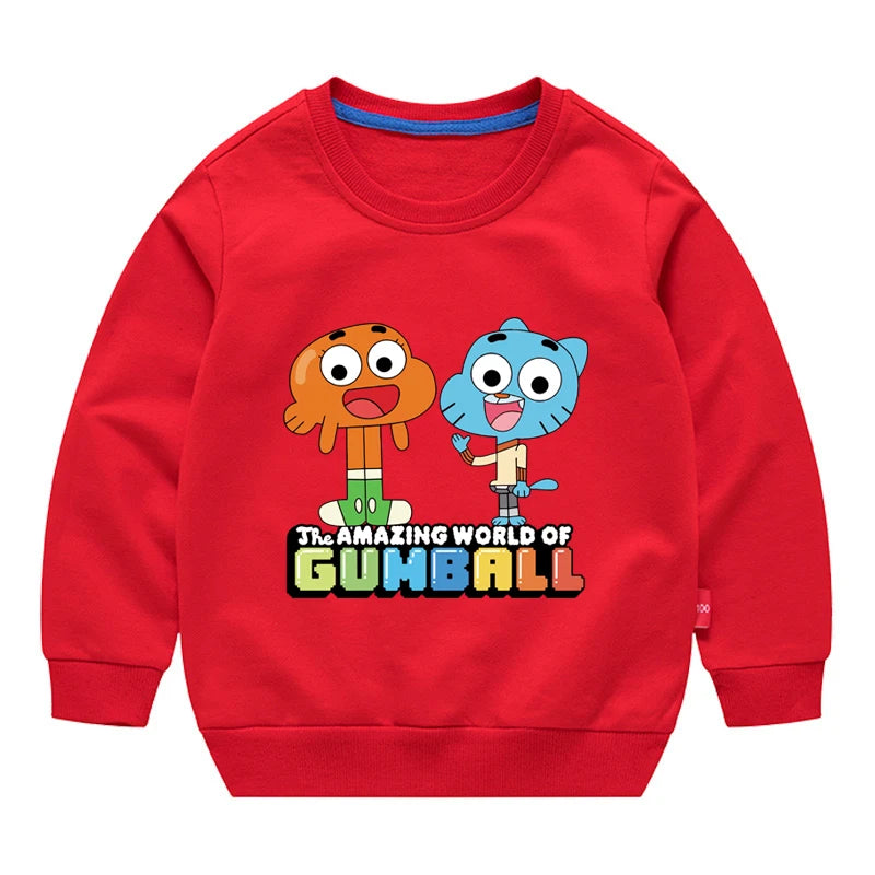 Pull Gumball Enfant - Sweat Le Monde Incroyable de Gumball Garçon Fille