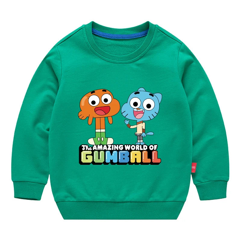 Pull Gumball Enfant - Sweat Le Monde Incroyable de Gumball Garçon Fille