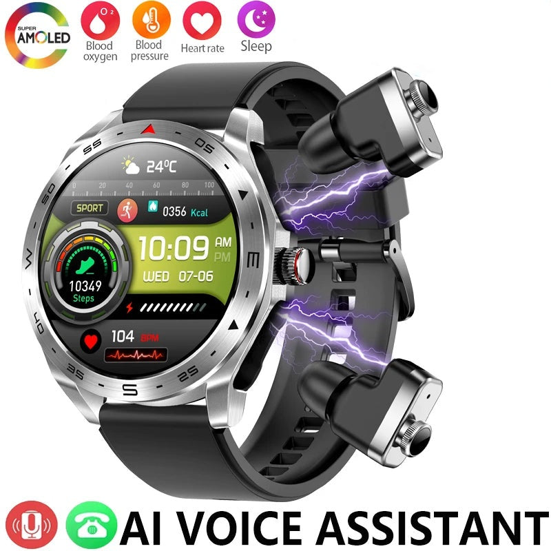 Smart Watch Duo - Montre Connectée Fitness Sport Notifications Homme Femme