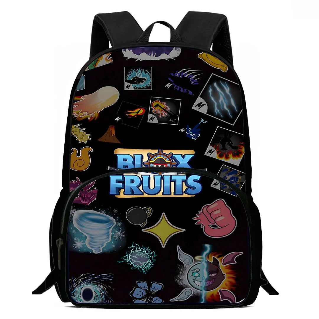 Sac à dos Blox Fruits Gaming - Cartable Scolaire, sac à bandoulière, Trousse