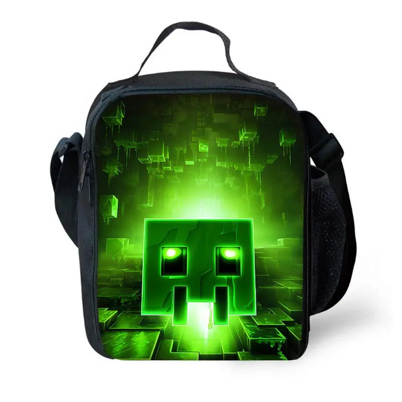 Sac à dos Minecraft - Sac à bandoulière, trousse