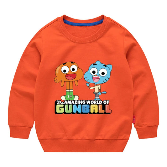 Pull Gumball Enfant - Sweat Le Monde Incroyable de Gumball Garçon Fille