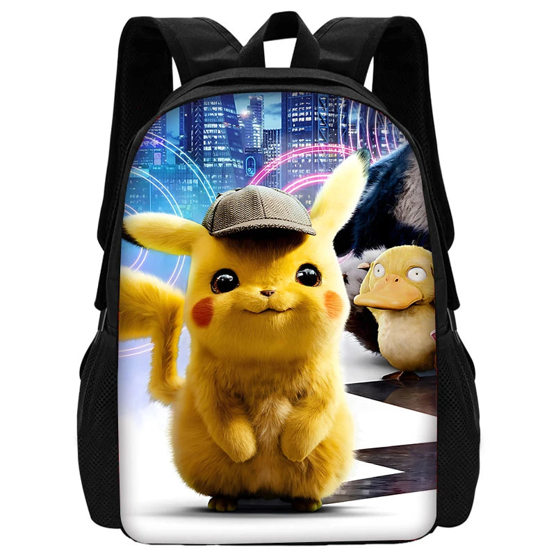 Sac à dos Pokémon - Cartable Scolaire - Sac à bandoulière, trousse