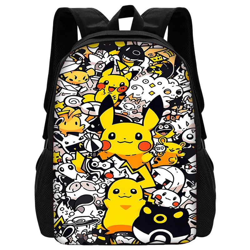 Sac à dos Pokémon - Cartable Scolaire - Sac à bandoulière, trousse