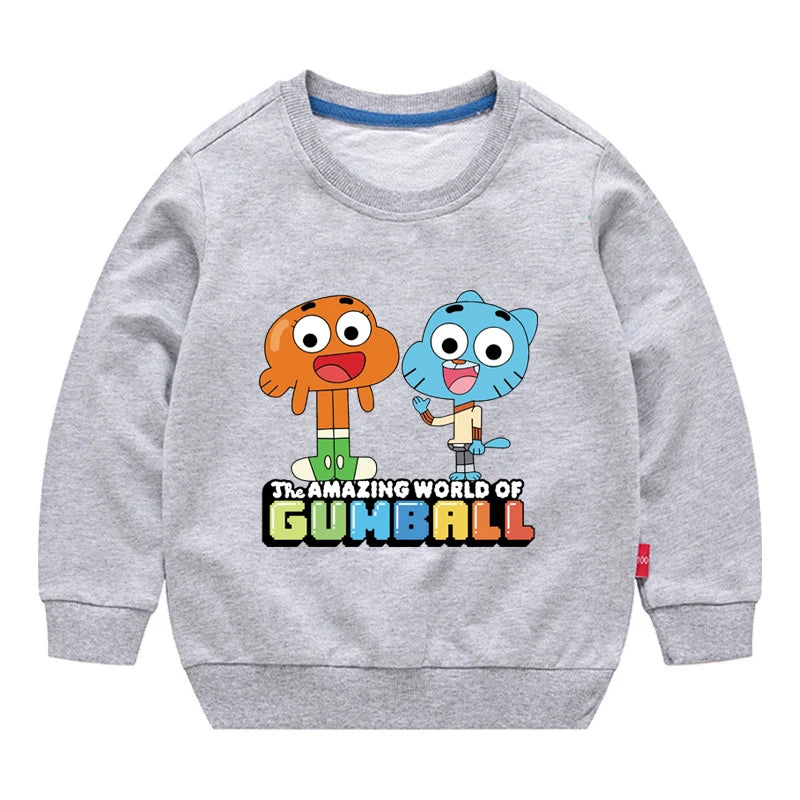 Pull Gumball Enfant - Sweat Le Monde Incroyable de Gumball Garçon Fille
