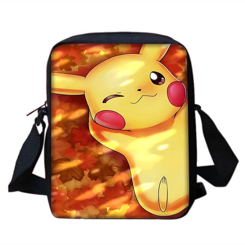 Sac à dos Pokémon - Cartable Scolaire - Sac à bandoulière, trousse