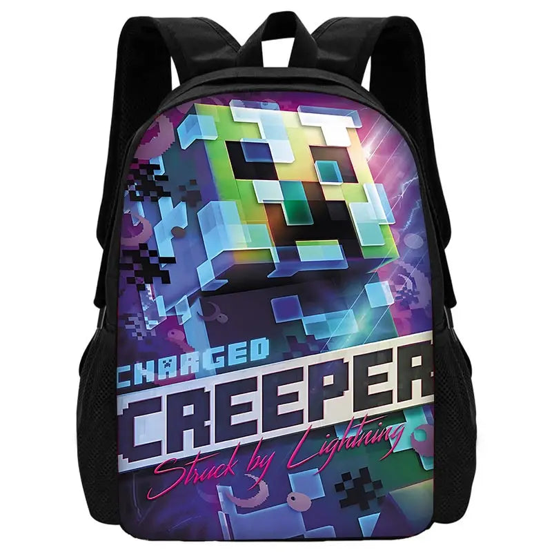 Sac à dos Minecraft - Sac à bandoulière, trousse