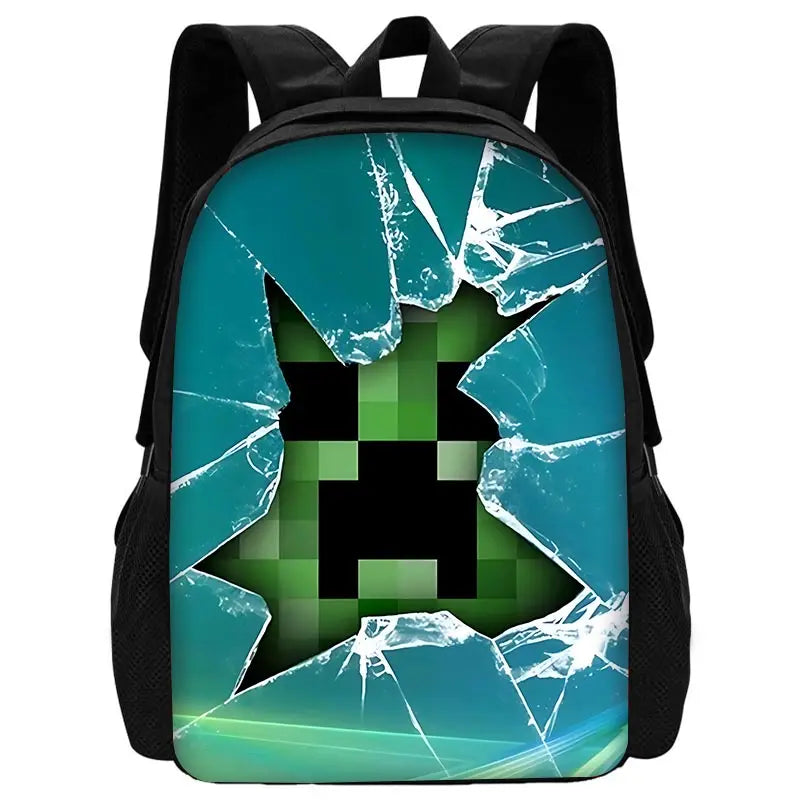 Sac à dos Minecraft - Sac à bandoulière, trousse