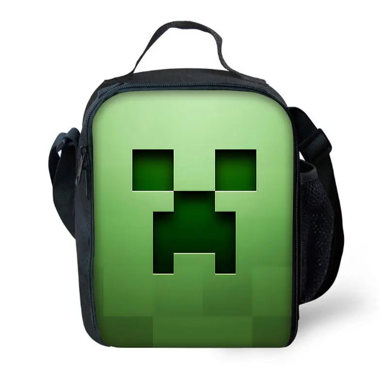 Sac à dos Minecraft - Sac à bandoulière, trousse
