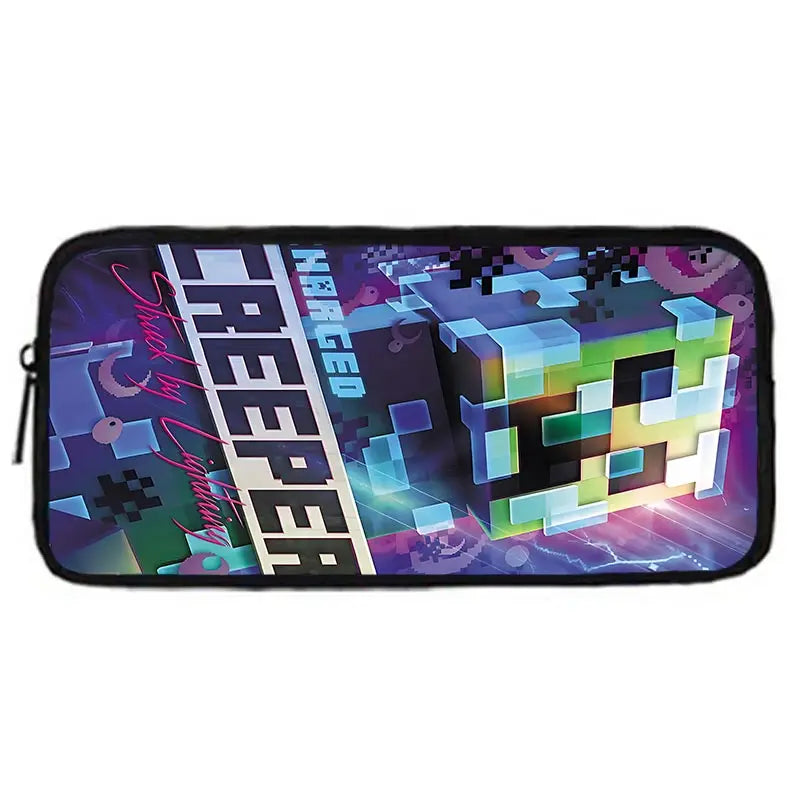 Sac à dos Minecraft - Sac à bandoulière, trousse