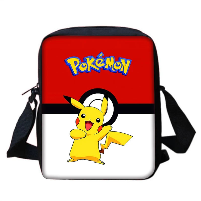 Sac à dos Pokémon - Cartable Scolaire - Sac à bandoulière, trousse