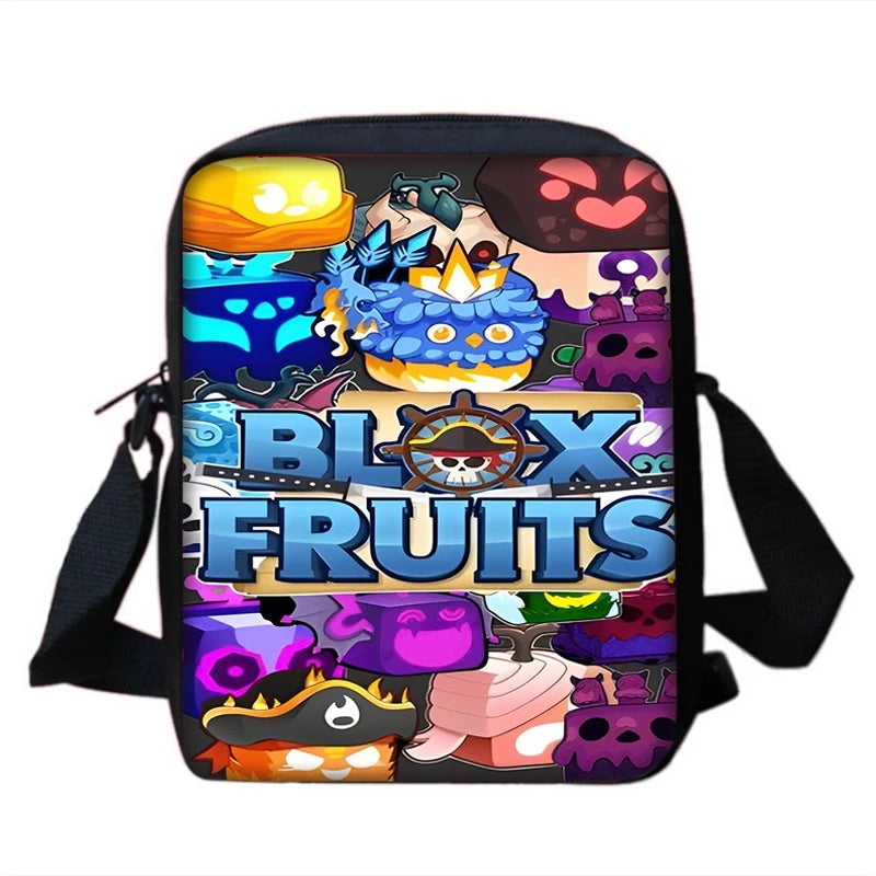 Sac à dos Blox Fruits Gaming - Cartable Scolaire, sac à bandoulière, Trousse