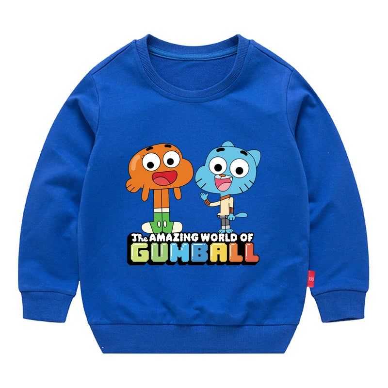 Pull Gumball Enfant - Sweat Le Monde Incroyable de Gumball Garçon Fille