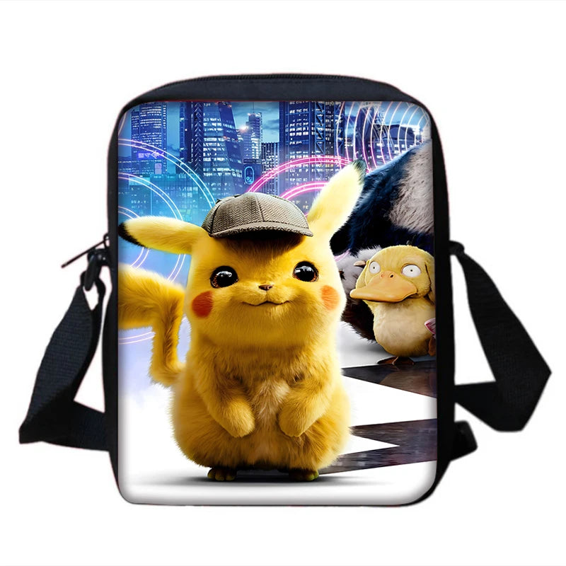 Sac à dos Pokémon - Cartable Scolaire - Sac à bandoulière, trousse
