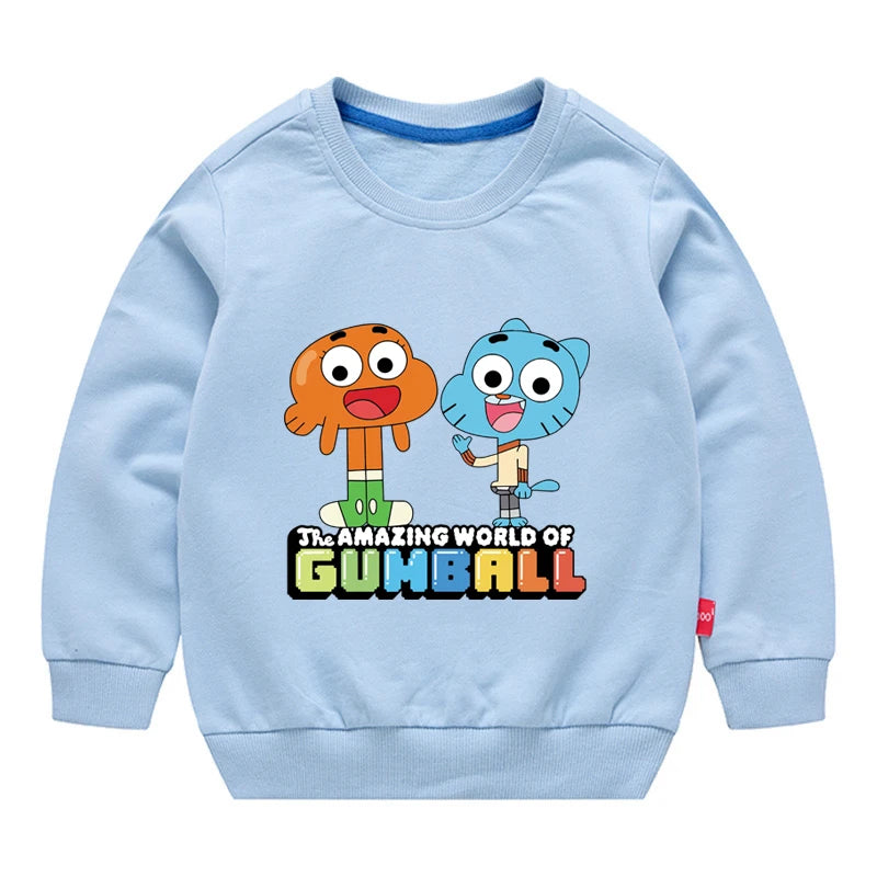 Pull Gumball Enfant - Sweat Le Monde Incroyable de Gumball Garçon Fille