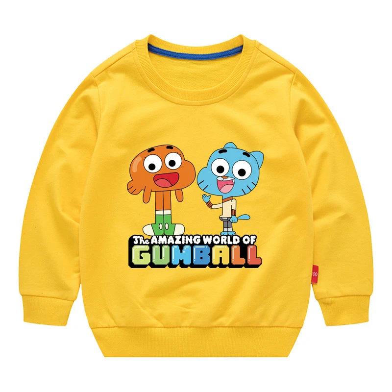 Pull Gumball Enfant - Sweat Le Monde Incroyable de Gumball Garçon Fille