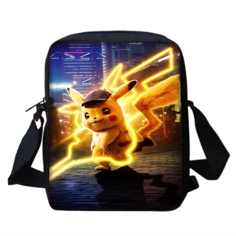 Sac à dos Pokémon - Cartable Scolaire - Sac à bandoulière, trousse