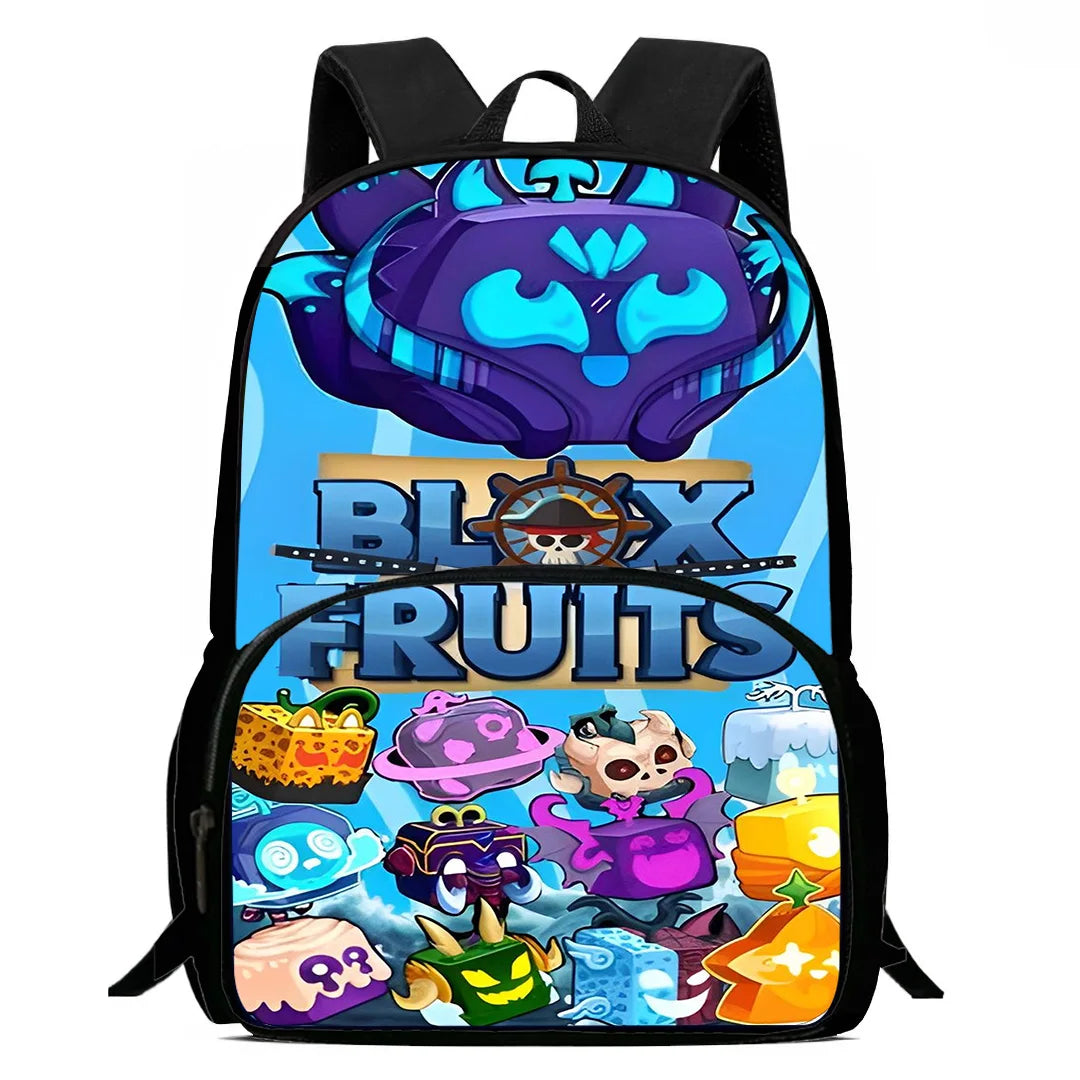 Sac à dos Blox Fruits Gaming - Cartable Scolaire, sac à bandoulière, Trousse