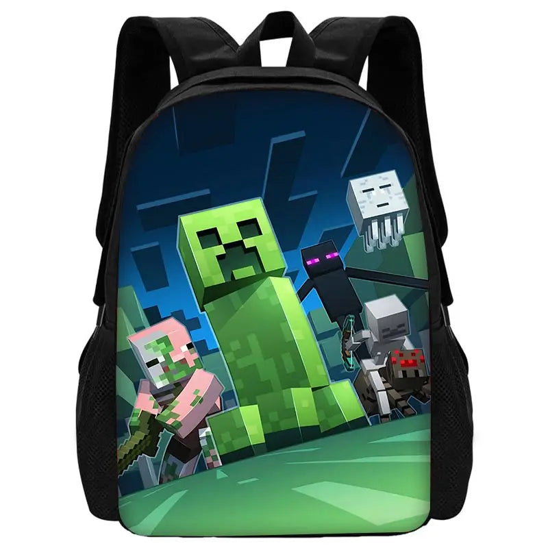 Sac à dos Minecraft - Sac à bandoulière, trousse