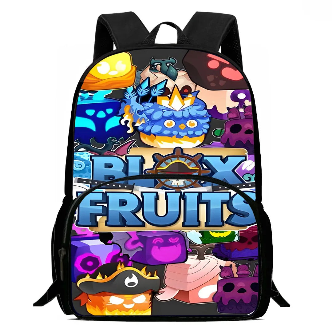 Sac à dos Blox Fruits Gaming - Cartable Scolaire, sac à bandoulière, Trousse