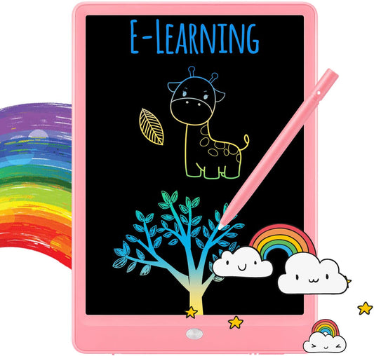 Ardoise Électronique LCD Multicolore - Tablette Dessin Effaçable Enfant
