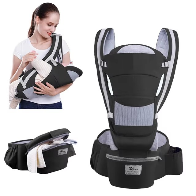 Porte-Bébé Ergonomique 15 Positions - Confort Parent Bébé 0-48 Mois