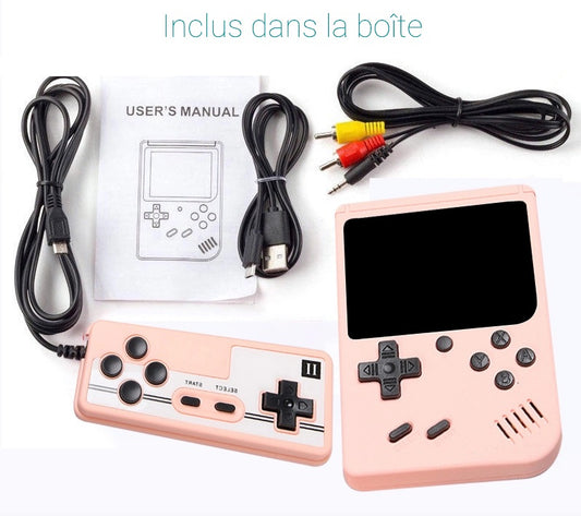 Console Rétro 500 Jeux - Gaming Portable Nostalgique Gameboy Classique