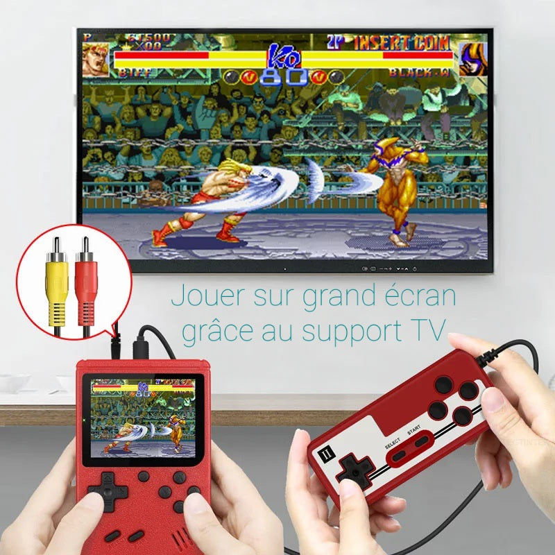 Console Rétro 500 Jeux - Gaming Portable Nostalgique Gameboy Classique