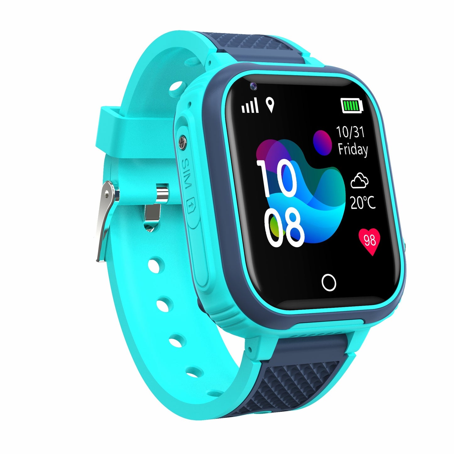 Montre Connectée Enfant 4G Vidéo - Smartwatch GPS Appel Vidéo Garçon Fille