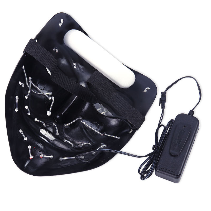 Masque à LED lumineux - masque lumineux, déguisement pour halloween