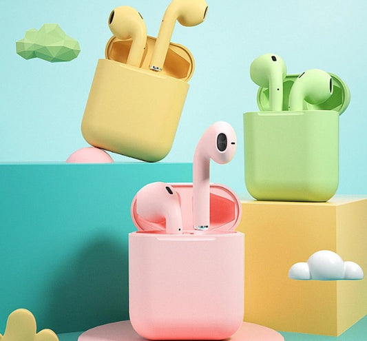 Écouteurs Bluetooth Sans Fil Macarons - Tactiles Micro Intégré True Wireless