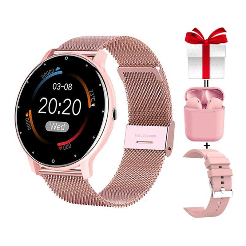 L-Watch - Montre Connectée Femme Smartwatch Élégante Fitness Notifications