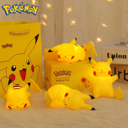 Veilleuse Pokémon LED - Lampe Chevet Pikachu Enfant Lumière Douce