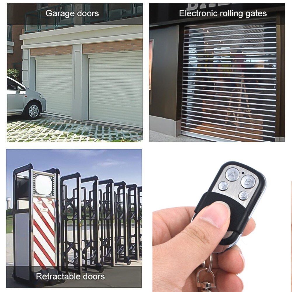 Télécommande Universelle Portail Garage - Bip Universel 433MHz Compatible