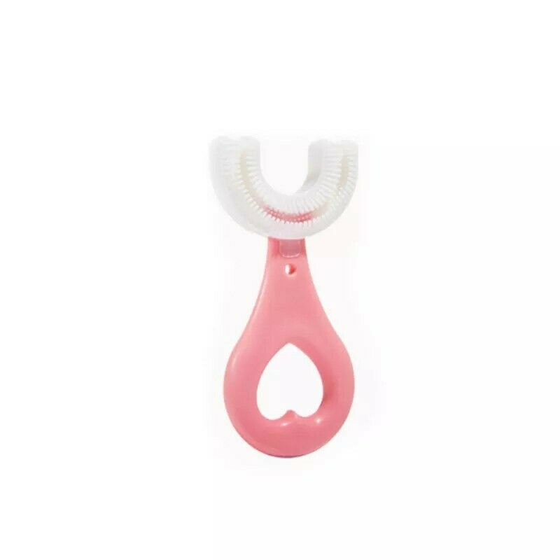 Brosse à dents en U Rose 2-6 ans