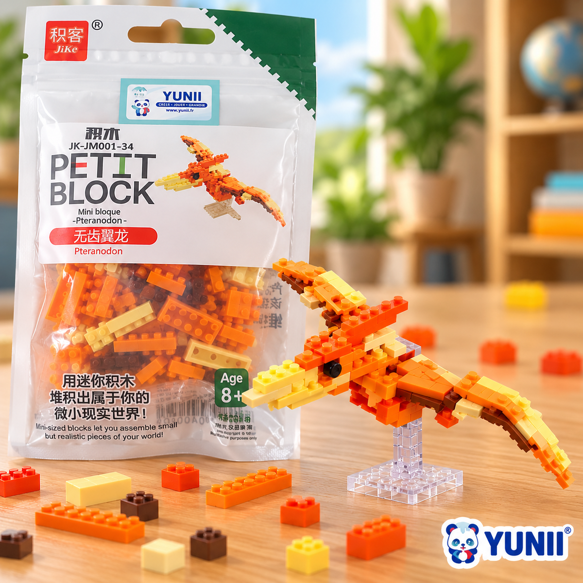 PETIT BLOCK – Mini blocs de construction véhicules et dinosaures