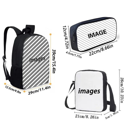 Sac à dos Pokémon - Cartable Scolaire - Sac à bandoulière, trousse