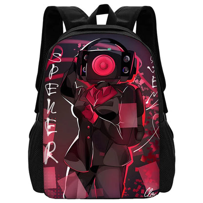 Sac à dos Skibidi - Cartable Scolaire, sac à Bandoulière, trousse