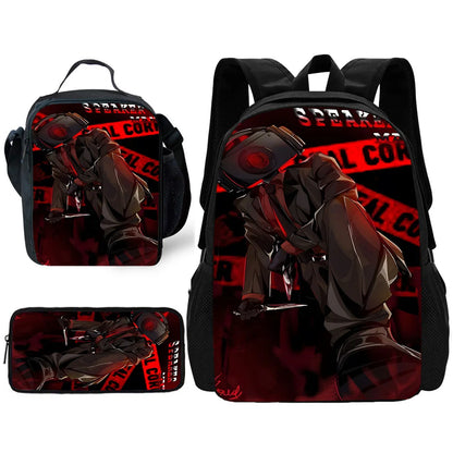 Sac à dos Skibidi - Cartable Scolaire, sac à Bandoulière, trousse