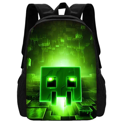 Sac à dos Minecraft - Sac à bandoulière, trousse
