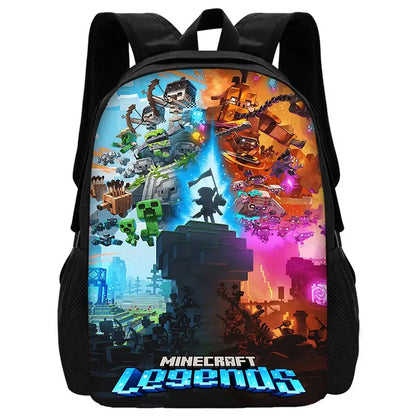 Sac à dos Minecraft - Sac à bandoulière, trousse
