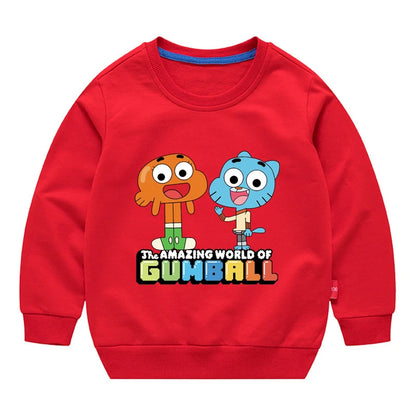 Pull Gumball Enfant - Sweat  Le Monde Incroyable de Gumball Garçon Fille