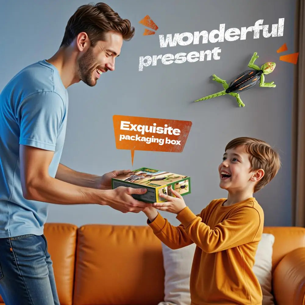 Packaging du gecko robot - Boîte cadeau pour enfants dès 6 ans