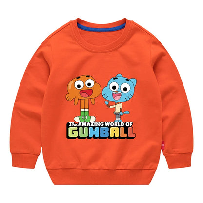 Pull Gumball Enfant - Sweat  Le Monde Incroyable de Gumball Garçon Fille